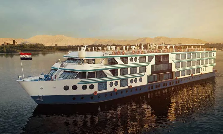 Exterior view of the MS Acamar Nile Cruise Nile cruise ship